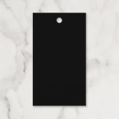 Étiquettes cadeaux rectangle vierges en feuille no (Verso)