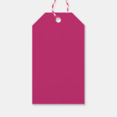Étiquettes Cadeaux Rose Brûlé (Dos)