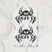 Étiquettes Cadeaux Saison Éffrayante de Ghost Go (Verso)