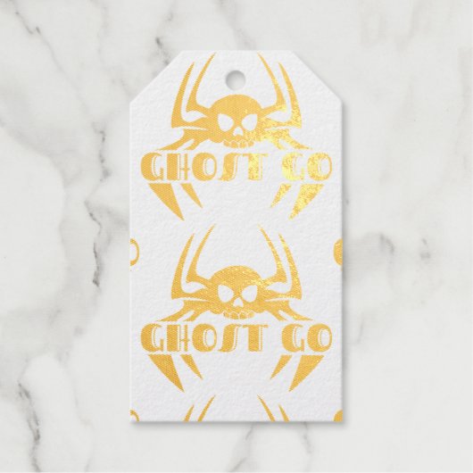 Étiquettes Cadeaux Saison Éffrayante de Ghost Go (Recto)