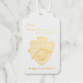 Étiquettes Cadeaux Salutations ! Joyeuse Saint-Valentin (Recto)