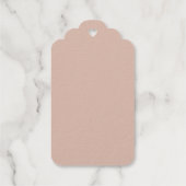 Étiquettes Cadeaux Script Gold Foil "Oh Baby" (Verso)