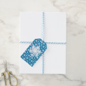 Étiquettes cadeaux Snowflakes (Avec de laficelle)
