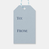 Étiquettes cadeaux Snowman (Dos)