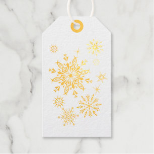 Étiquettes Cadeaux Tag-Gold Foil Tags cadeaux