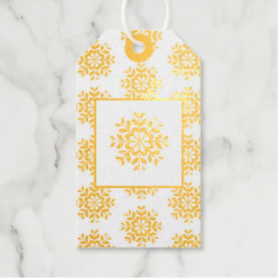 Étiquettes Cadeaux Tag-Gold Foil Tags cadeaux