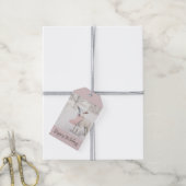 Étiquettes Cadeaux Thème Ferme d'Hiver (Avec de la ficelle)