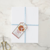 Étiquettes Cadeaux Tranches De Fun Fête Pizza (Avec de laficelle)