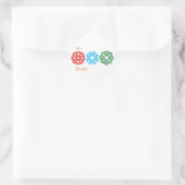 Étiquettes cadeaux trio flocon de neige (Sac)