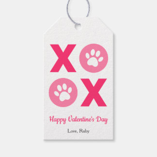 Étiquettes Cadeaux XOXO Jour de la Saint-Valentin