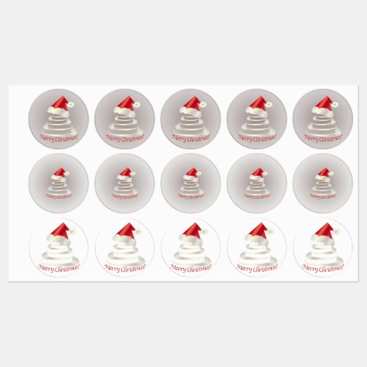 Étiquettes Cake for Santa (Feuille)