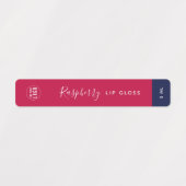 Étiquettes Calligraphie Couleurs modifiables Produit de contr (Design 1)