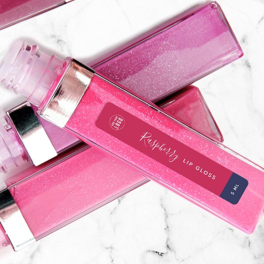 Étiquettes Calligraphie Couleurs modifiables Produit de contr