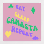 Étiquettes Canasta Enthousiaste Mantra Manger Sleep Canasta r (Design 2)