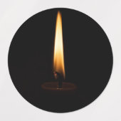 Étiquettes Candle Flame 2 (Design 2)