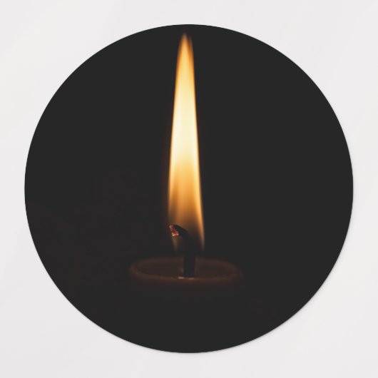 Étiquettes Candle Flame 2 (Design 2)