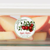 Étiquettes Canne aux fruits de pomme (Apposé)