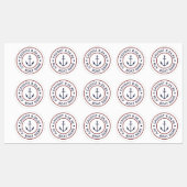 Étiquettes Capture personnalisée du logo de la journée Étique (Feuille)