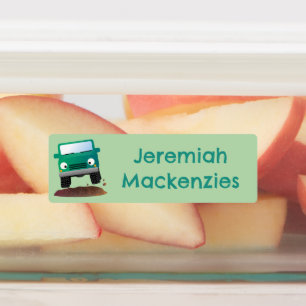 Étiquettes Caricature 4 X 4 hors route personnalisée