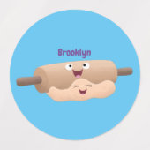 Étiquettes Caricature à pâte molle et à pâte molle (Design 2)