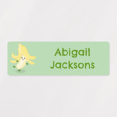 Étiquettes Caricature de banane Cute kawaii personnalisée (Design 2)