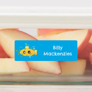 Étiquettes Caricature de poisson sous-marin jaune mignon pers