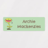 Étiquettes Carnivore Vénus piège à mouches dessin personnalis (Design 1)