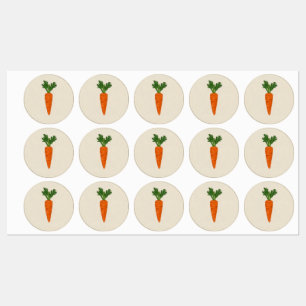 Étiquettes Carottes et Carottes Papeterie et autocollants c