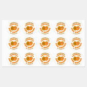 Étiquettes Carottes et oignons caramélisés (Feuille)