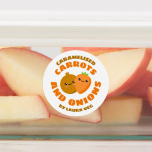 Étiquettes Carottes et oignons caramélisés