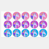 Étiquettes Carousel Pony (Feuille)