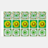 Étiquettes Carré / Eco-friendly (Feuille)