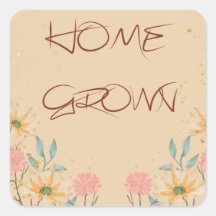 Étiquettes Carré faits maison