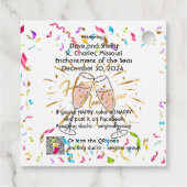 Étiquettes carrées (Dos)