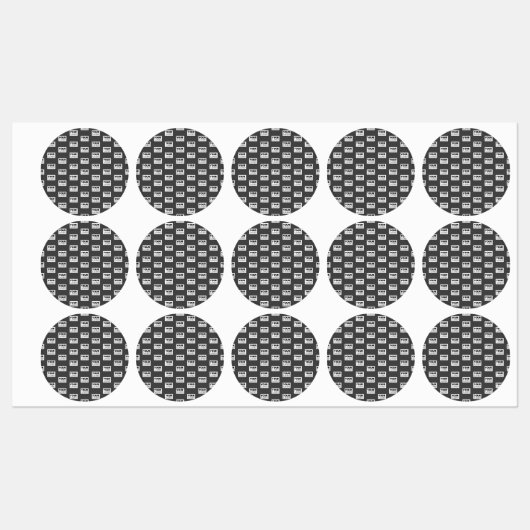 Étiquettes Carrelage de votre logo de conception d'image ou d (Feuille)