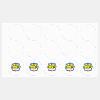 Étiquettes Carrelage Méditerranéen Citron –  Art à l'aquarell