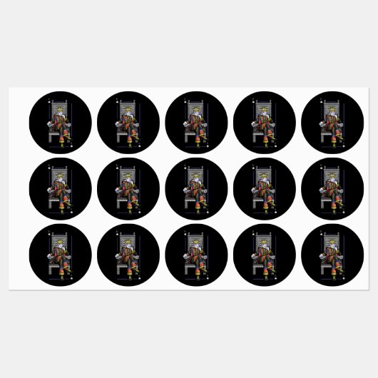 Étiquettes Carte King (Feuille)