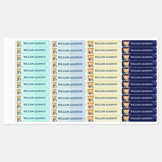 Étiquettes Cela appartient à la première qualité mignon peluc (Feuille)