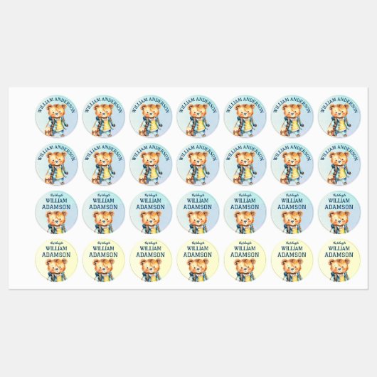 Étiquettes Cela appartient à la première qualité mignon peluc (Feuille)