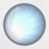 Étiquettes Céramique Lace Bleu clair (Design 2)