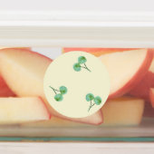 Étiquettes Cerise verte (Apposé)