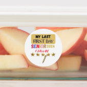 Étiquettes C'est mon dernier premier jour d'école. (Apposé)