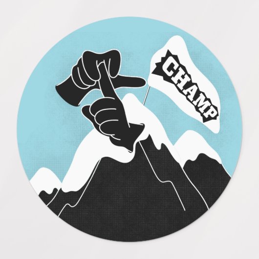 Étiquettes Champ - Conception ASL (Design 1)