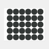 Étiquettes Charbon (couleur solide) (Feuille)