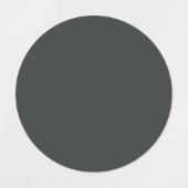 Étiquettes Charbon (couleur solide) (Design 1)