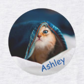 Étiquettes Chat Tabby Orange (Design 1)