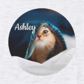 Étiquettes Chat Tabby Orange (Design 2)