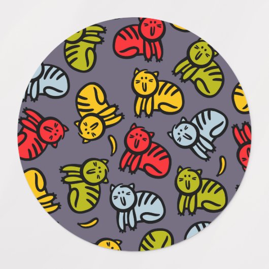 Étiquettes Chats plus bananes (Design 2)