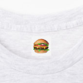 Étiquettes Cheeseburger américain (Apposé)