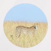 Étiquettes Cheetah (Design 1)